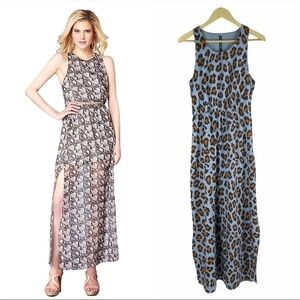 W118 BY WALTER BAKER Leopard Maxi Dress Sleeveless